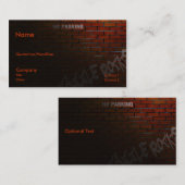 Hintere Gasse Visitenkarte (Vorne/Hinten)