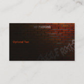 Hintere Gasse Visitenkarte (Rückseite)