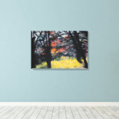 Hintere Lichtblicke Leinwanddruck (Insitu (Holzboden))