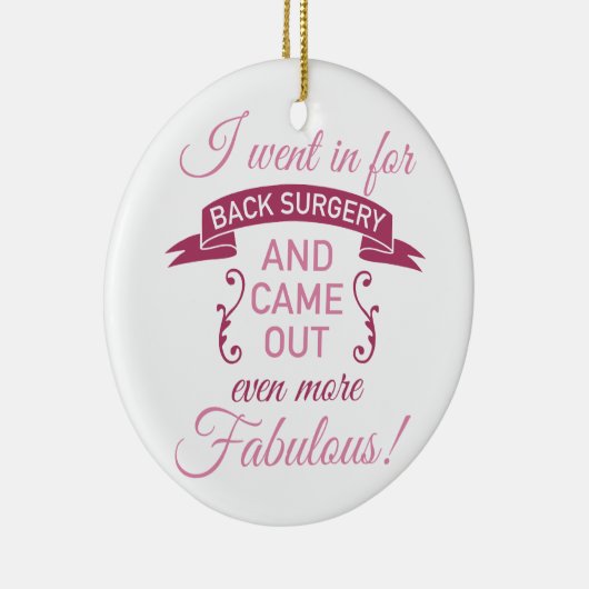 Hintere Operation noch fabelhaft Keramik Ornament (Rechts)