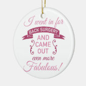 Hintere Operation noch fabelhaft Keramik Ornament (Links)