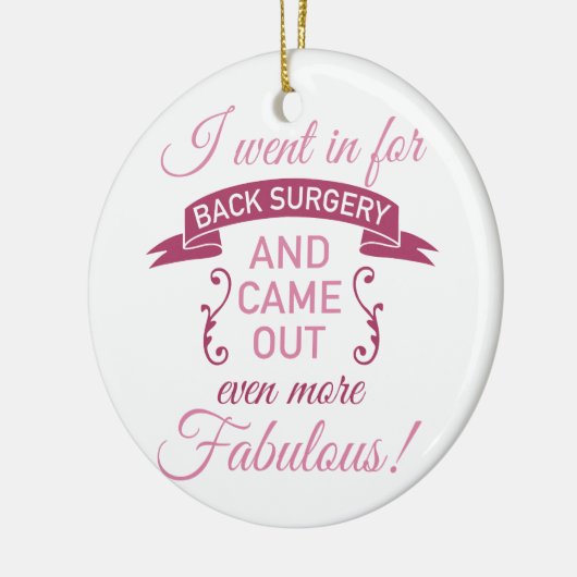 Hintere Operation noch fabelhaft Keramik Ornament (Links)