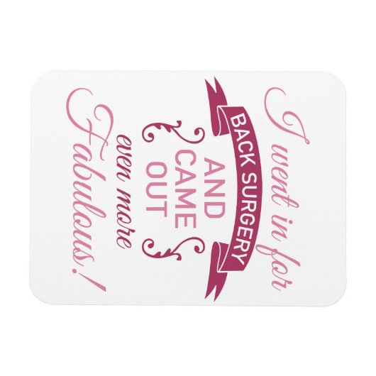 Hintere Operation noch fabelhaft Magnet (Horizontal)