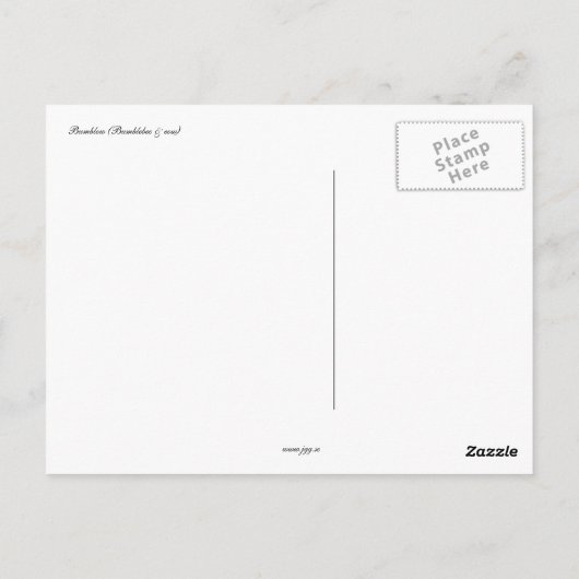 Hintere Postkarte (Rückseite)