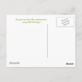Hintere Postkarte verstecken (Rückseite)