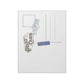 Hintere Postkartenablage Notizblock (Rotiert)