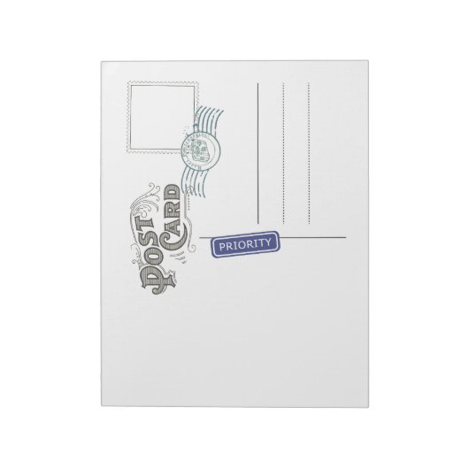 Hintere Postkartenablage Notizblock (Rotiert)