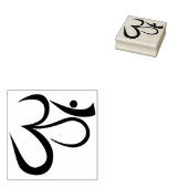 Hintere spirituelle om art Briefmarke Gummistempel (Stempel)