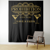 Hinterer Tropfen des Kunst-Deko Wandteppich (Beispiel)