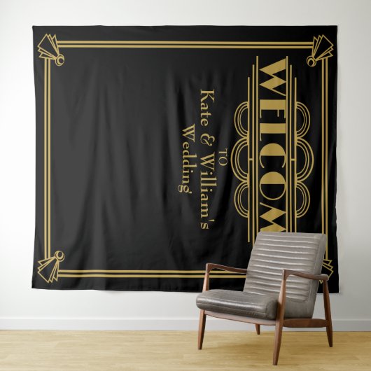 Hinterer Tropfen des Wandteppich (Beispiel (Horizontal))