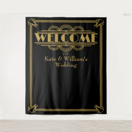 Hinterer Tropfen des Wandteppich