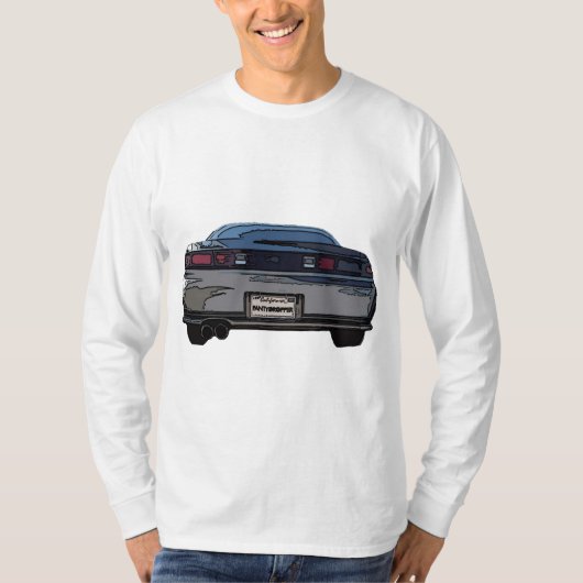 Hinteres langes Shirt der Hülsen-S14 (Vorderseite)