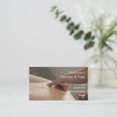 Hinteres Massage-Foto - Daumen Terminkarte (Stehend Vorderseite)