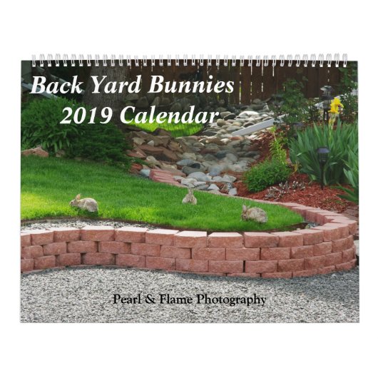 Hinteres Yard-HäschenFotokalender 2019 Kalender (Titelbild)