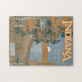 Hinteres Zuhause wieder in Indiana Puzzle (Horizontal)