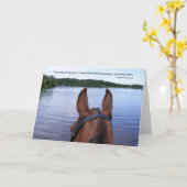 Hinterfahrt Notecard Karte (Gelbe Blume)