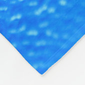 Hinterfenster aus nassem Glas Fleecedecke (Ecke)