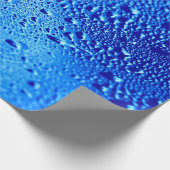 Hinterfenster aus nassem Glas Geschenkpapier (Ecke)