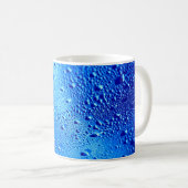 Hinterfenster aus nassem Glas Kaffeetasse (VorderseiteRechts)