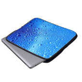 Hinterfenster aus nassem Glas Laptopschutzhülle (Vorne Knopf)