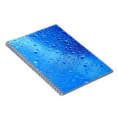Hinterfenster aus nassem Glas Notizblock (Rechte Seite)