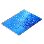 Hinterfenster aus nassem Glas Notizblock (Linke Seite)