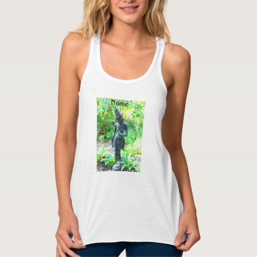 Hintergardentaschentuppe Tank Top (Vorderseite)