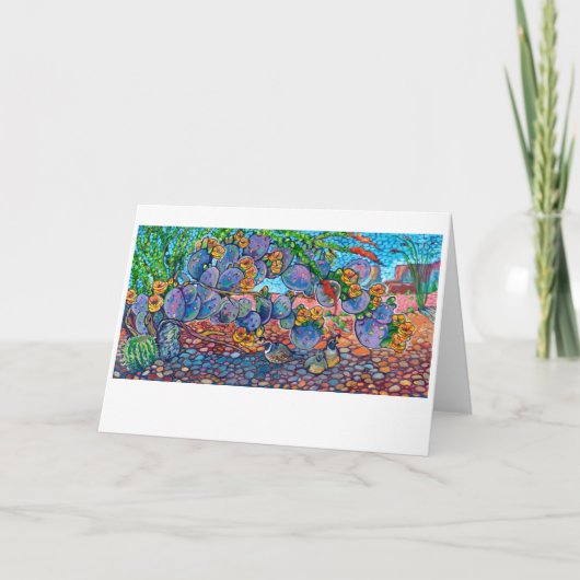 Hintergestänge Dankeskarte (Vorderseite)