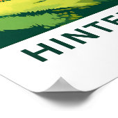 Hinterglemm Austria Travel Print Poster (Ecke)