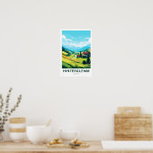Hinterglemm Austria Travel Print Poster (Küche)