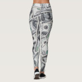 Hintergrund 100 Dollar Rechnungen. Leggings (Rückseite)