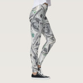 Hintergrund 100 Dollar Rechnungen. Leggings (Rechts)