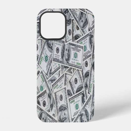 Hintergrund 100-Dollar-Scheine. iPhone Hülle (Rückseite)