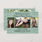 Hintergrund-3x5-Abschluss-Ankündigung von Holzkart Ankündigung (Vorne/Hinten)