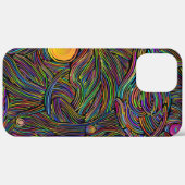 Hintergrund abstrakt-psychedelisch Case-Mate iPhone hülle (Hinten (horizontal))