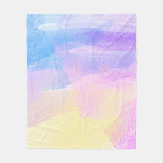 Hintergrund abstrakte Aquarellbilder Fleecedecke (Vorderseite)
