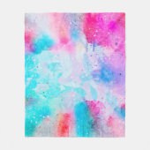 Hintergrund abstrakte Aquarellbilder Fleecedecke (Vorderseite)