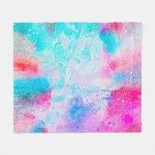 Hintergrund abstrakte Aquarellbilder Fleecedecke (Vorderseite (Horizontal))