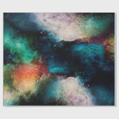Hintergrund abstrakte Aquarellbilder Geschenkpapier (Flach)