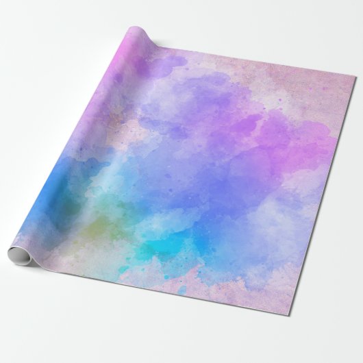 Hintergrund abstrakte Aquarellbilder Geschenkpapier (Ungerollt)