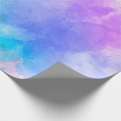 Hintergrund abstrakte Aquarellbilder Geschenkpapier (Ecke)