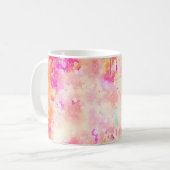 Hintergrund abstrakte Aquarellbilder Kaffeetasse (Vorderseite Links)