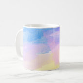 Hintergrund abstrakte Aquarellbilder Kaffeetasse (Vorderseite Links)