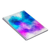 Hintergrund abstrakte Aquarellbilder Notizblock (Rechte Seite)
