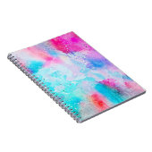 Hintergrund abstrakte Aquarellbilder Notizblock (Rechte Seite)