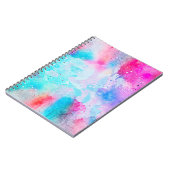 Hintergrund abstrakte Aquarellbilder Notizblock (Linke Seite)