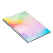 Hintergrund abstrakte Aquarellbilder Notizblock (Rechte Seite)