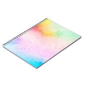 Hintergrund abstrakte Aquarellbilder Notizblock (Linke Seite)