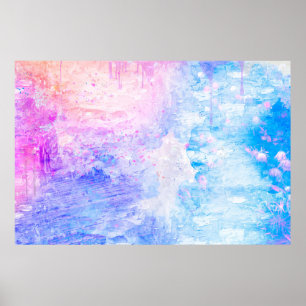 Hintergrund abstrakte Aquarellbilder Poster