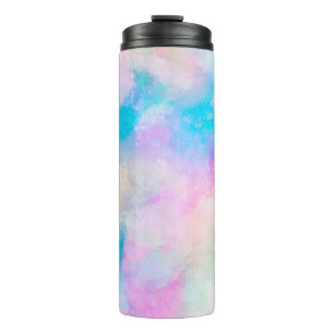 Hintergrund abstrakte Aquarellbilder Thermosbecher